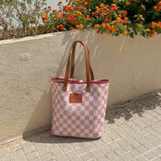 Lovers Check Beach Bag